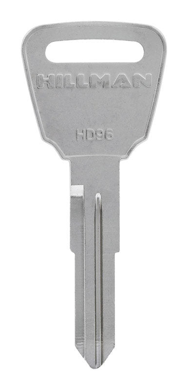 HILLMAN Traditional Key Automotive Key Blank Double For Honda Silver (Pack of 10)