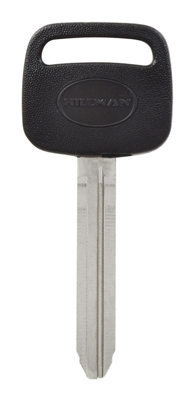 HILLMAN Traditional Key Automotive Key Blank Double For Toyota Black/Silver (Pack of 5)