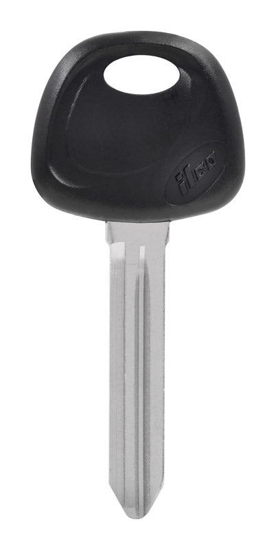 HILLMAN Traditional Key Automotive Key Blank KK8P Double For Kia Black/Silver (Pack of 5)