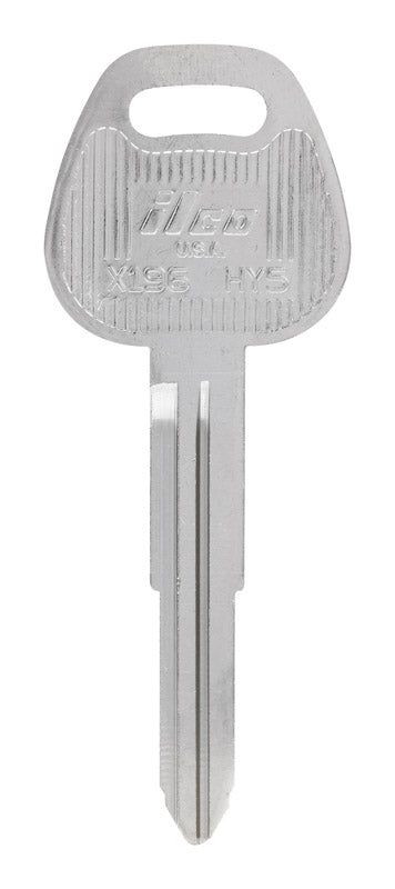 HILLMAN Traditional Key Automotive Key Blank Double For Hyundai Silver (Pack of 10)