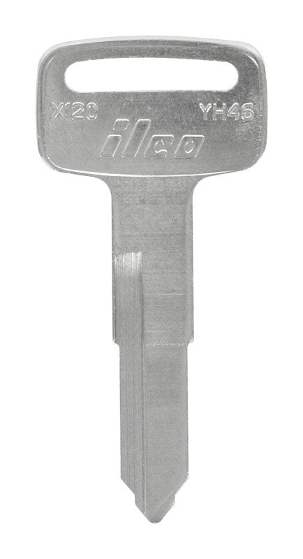 HILLMAN Traditional Key Automotive Key Blank Double For Yamaha Silver (Pack of 10)