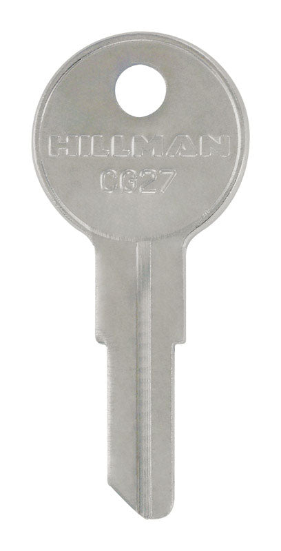 HILLMAN Traditional Key Automotive Key Blank Single For Chicago Silver (Pack of 10)