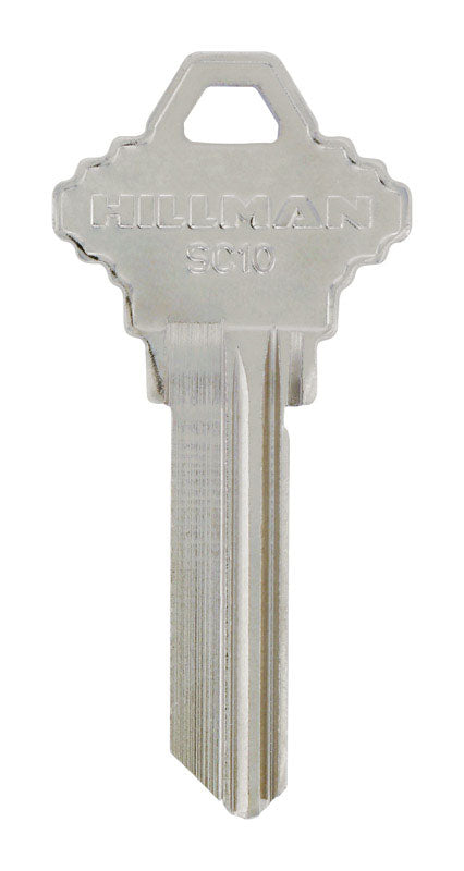 HILLMAN SC-10 House/Office Universal Key Blank Single (Pack of 10)