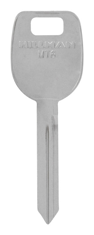 HILLMAN Traditional Key Automotive Key Blank Double For Mitsubishi Silver (Pack of 10)