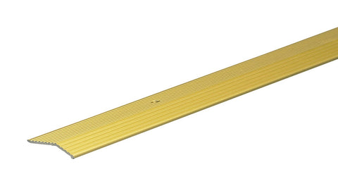 Frost King 0.63 in. W X 72 in. L Polished Gold Aluminum Carpet Joiner (Pack of 6)