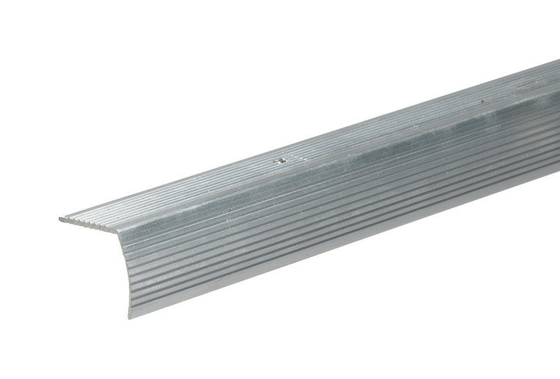 Frost King 1.12 in. W X 72 in. L Satin Silver Aluminum Stair Edging (Pack of 12)