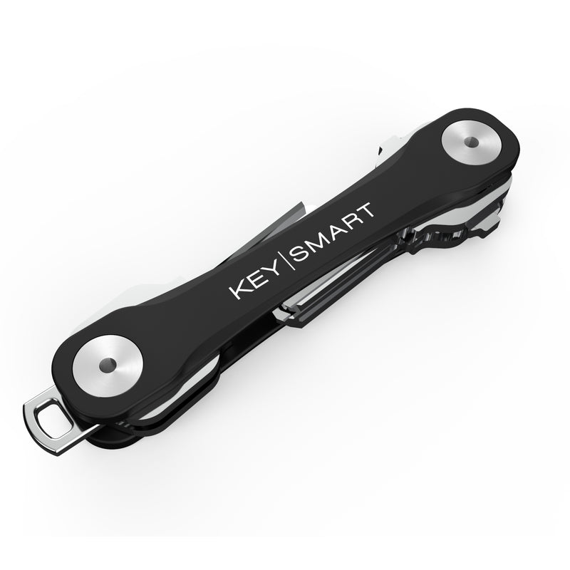 KeySmart Flex Plastic/Stainless Steel Black Multi-Tool Key Holder
