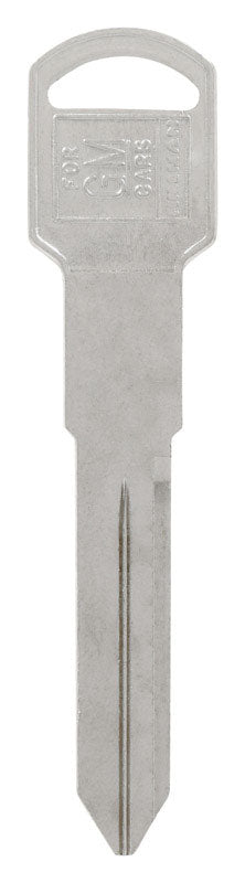 HILLMAN Traditional Key Automotive Key Blank Double For GM Silver (Pack of 10)