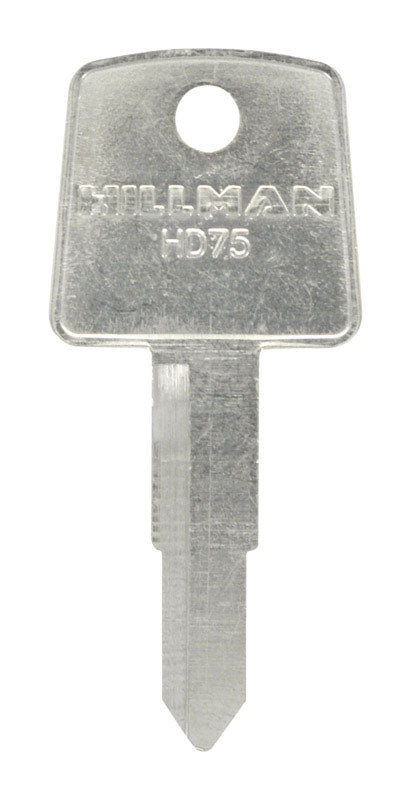 HILLMAN Traditional Key Automotive Key Blank Double For Honda Black/Silver (Pack of 10)