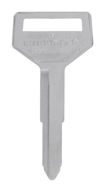 HILLMAN Traditional Key Automotive Key Blank Double For Toyota Silver (Pack of 10)