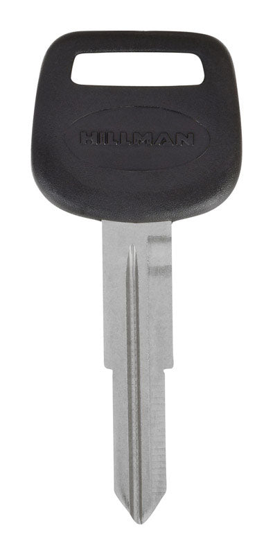 HILLMAN Traditional Key Automotive Key Blank Double For Toyota Black/Silver (Pack of 5)