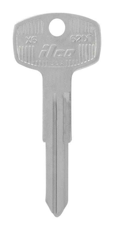HILLMAN Traditional Key Automotive Key Blank Double For Subaru Silver (Pack of 10)