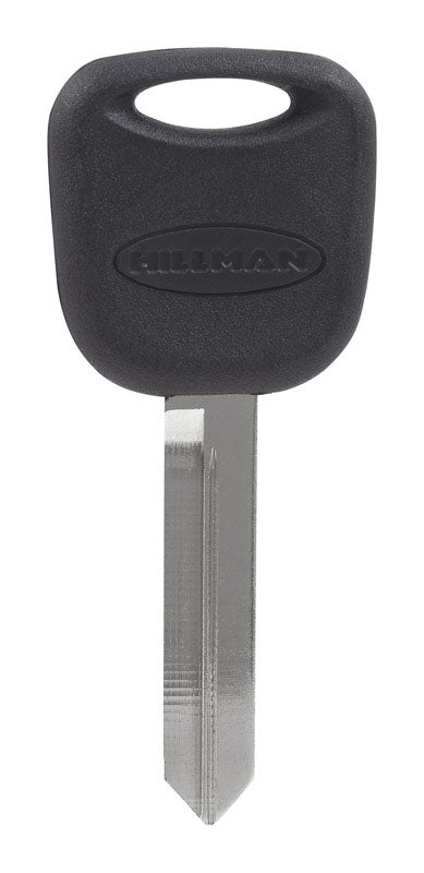 HILLMAN Traditional Key Automotive Key Blank Double For Ford Black/Silver (Pack of 5)
