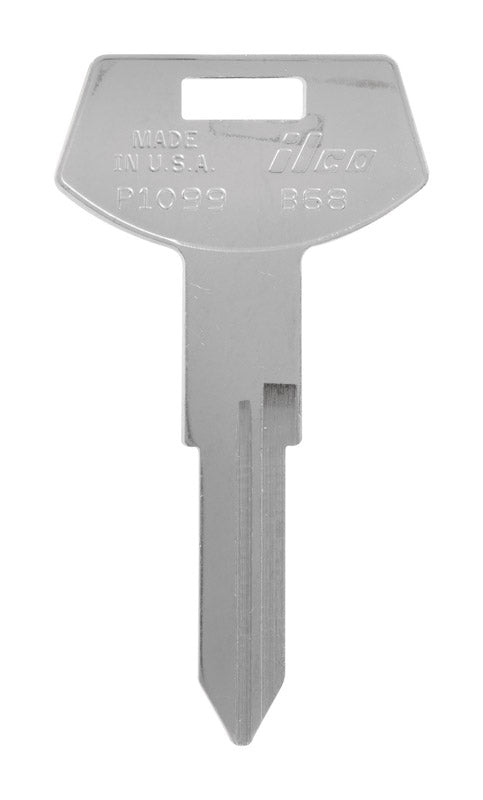HILLMAN Traditional Key Automotive Key Blank Double For GM Silver (Pack of 10)