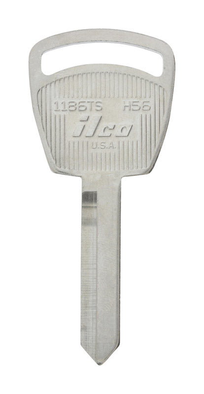 HILLMAN Traditional Key Automotive Key Blank Double For Ford Silver (Pack of 10)