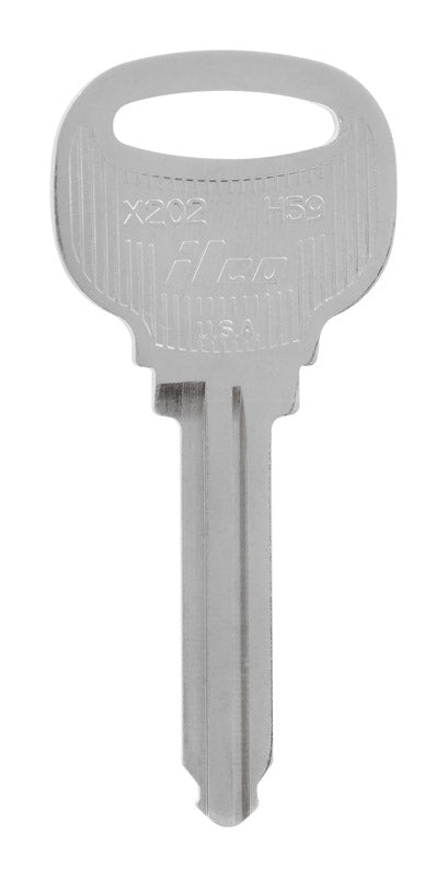 HILLMAN Traditional Key Automotive Key Blank Double For Ford Silver (Pack of 10)