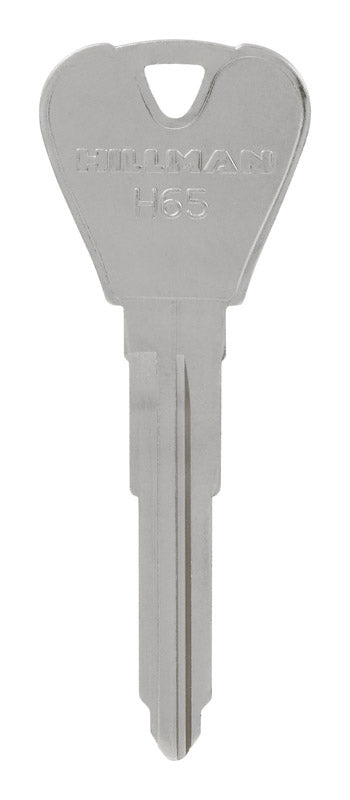 HILLMAN Traditional Key Automotive Key Blank Double For Ford Silver (Pack of 10)