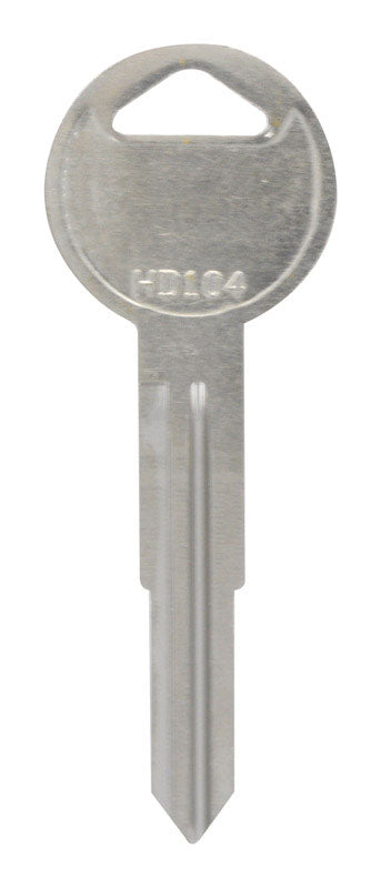 HILLMAN Traditional Key Automotive Key Blank Double For Honda Silver (Pack of 10)