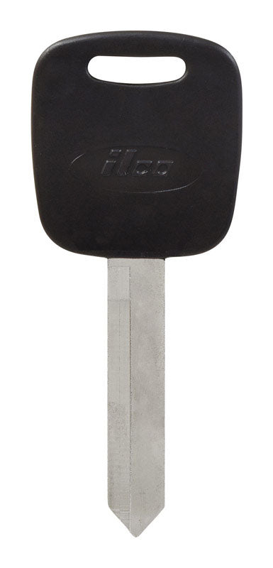 HILLMAN Traditional Key Automotive Key Blank Double For Ford Black/Silver (Pack of 5)