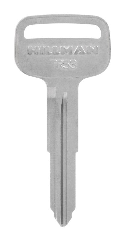 HILLMAN Traditional Key Automotive Key Blank Double For Toyota Silver (Pack of 10)