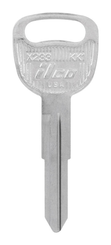 HILLMAN Traditional Key Automotive Key Blank Double For Kia Silver (Pack of 10)
