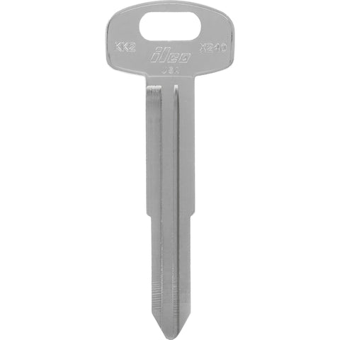 HILLMAN Traditional Key Automotive Key Blank Double For Kia Silver (Pack of 10)