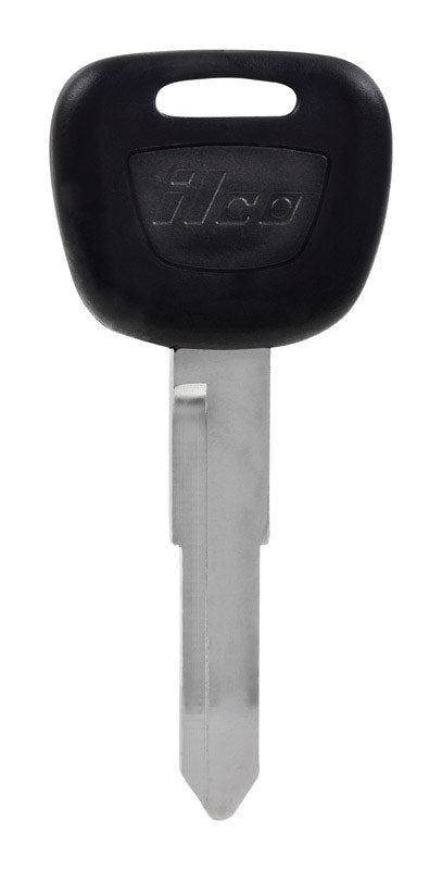 HILLMAN Traditional Key Automotive Key Blank Double For Suzuki Black/Silver (Pack of 5)