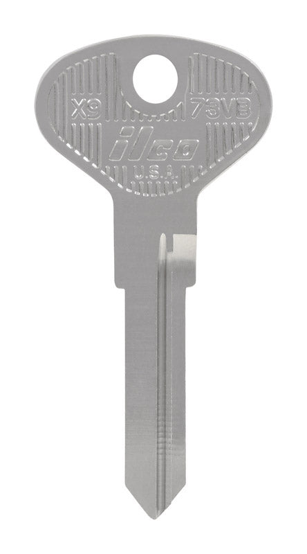 HILLMAN Traditional Key Automotive Key Blank Double For Volkswagen Silver (Pack of 10)