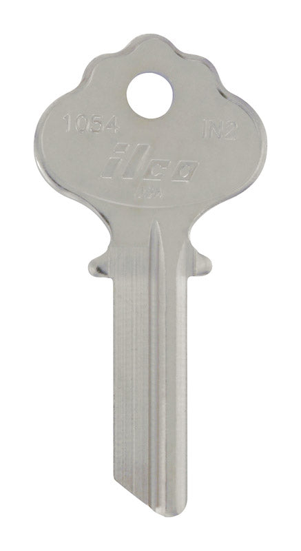 HILLMAN Traditional Key House/Office Universal Key Blank IN 2 Single Silver (Pack of 10)