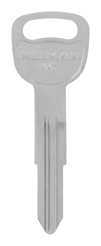 HILLMAN Traditional Key Automotive Key Blank Double For Kia Silver (Pack of 10)
