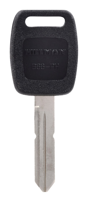 HILLMAN Traditional Key Automotive Key Blank Double For GM Black/Silver (Pack of 5)