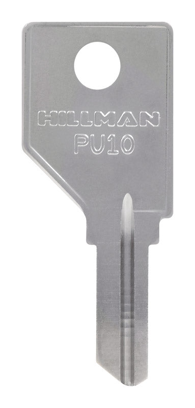 HILLMAN Llave en blanco universal tradicional para casa/oficina, individual (paquete de 10)