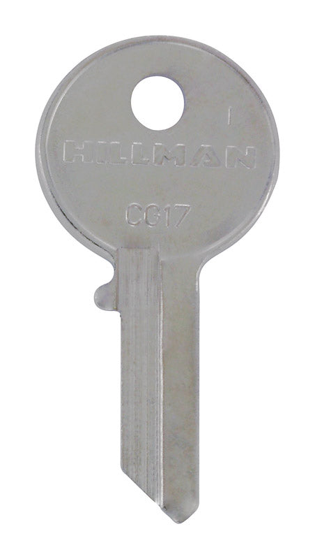 HILLMAN Llave en blanco universal tradicional para casa/oficina, individual (paquete de 10)