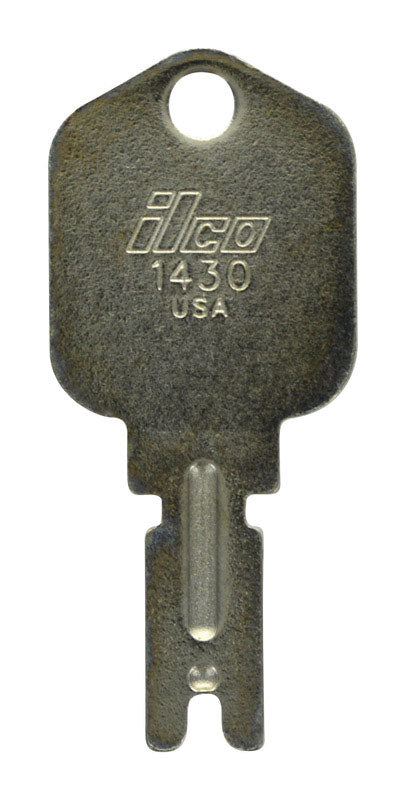 HILLMAN Traditional Key Forklift Key Blank Double (Pack of 10)