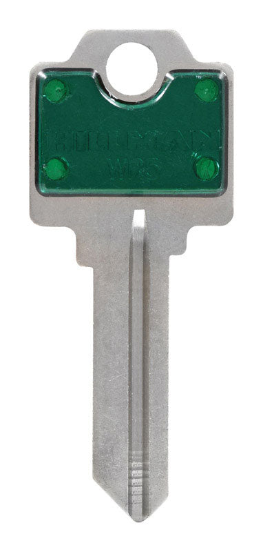 HILLMAN ColorPlus Traditional Key House/Office Key Blank Single Green (Pack of 5)