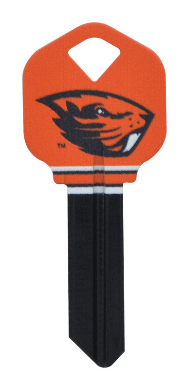 HILLMAN NCAA Kwikset/66 KW1 House/Office Key Blank Single Orange (Pack of 6)