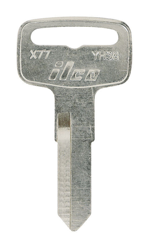 HILLMAN Traditional Key Motorcyle Universal Key Blank Double (Pack of 10)