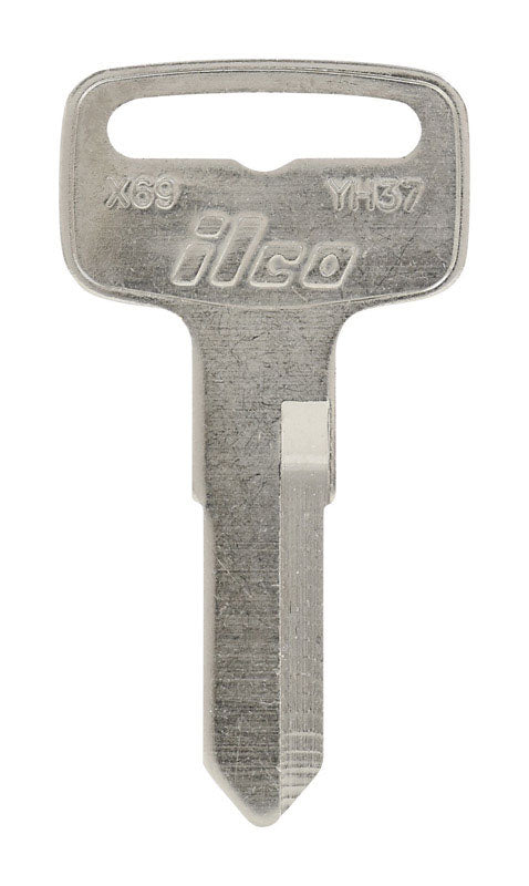 HILLMAN Traditional Key Motorcyle Universal Key Blank Double (Pack of 10)