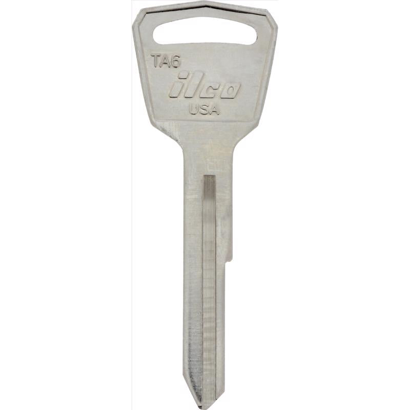 HILLMAN Universal Automotive Key Blank Single For For Toyota Silver (Pack of 10)