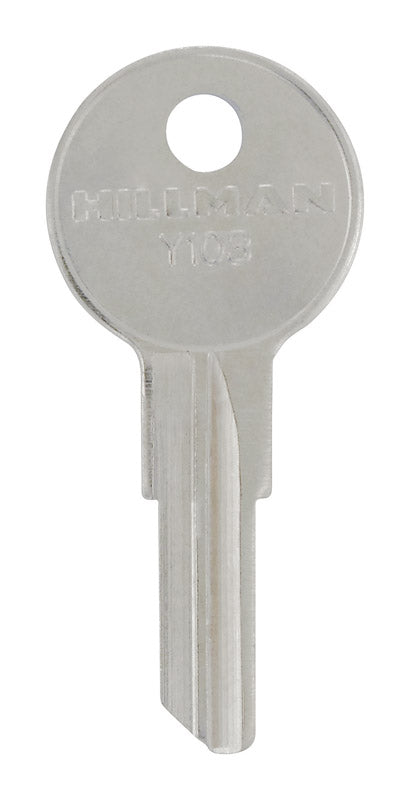 HILLMAN Llave virgen universal tradicional para casa/oficina, individual (paquete de 10)