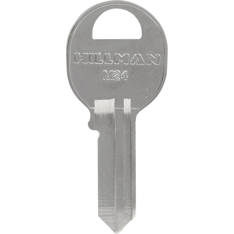 HILLMAN Llave en blanco universal tradicional para casa/oficina, individual (paquete de 10)