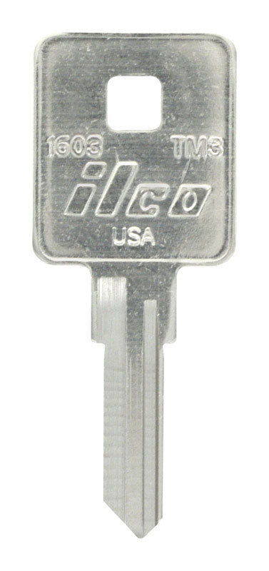 HILLMAN 1603 TM-3 TRI-MARK House/Office Universal Key Blank Single Silver (Pack of 10)