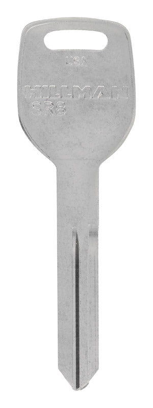 HILLMAN Traditional Key Automotive Key Blank Double For Subaru Silver (Pack of 10)
