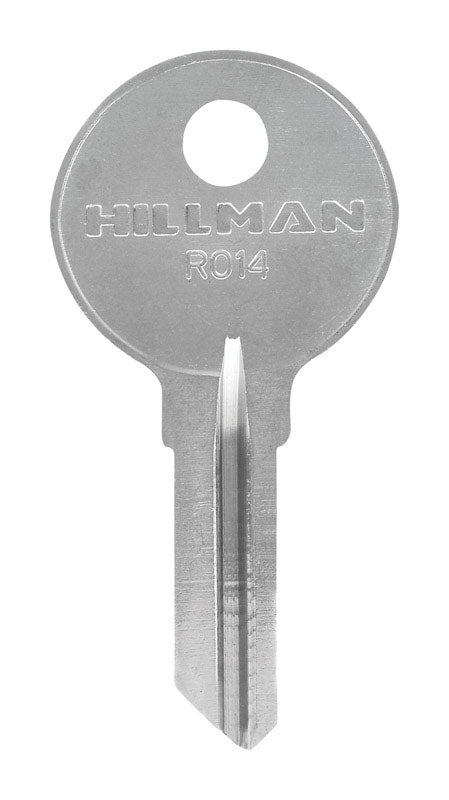 HILLMAN Llave en blanco universal tradicional para casa/oficina, individual (paquete de 10)