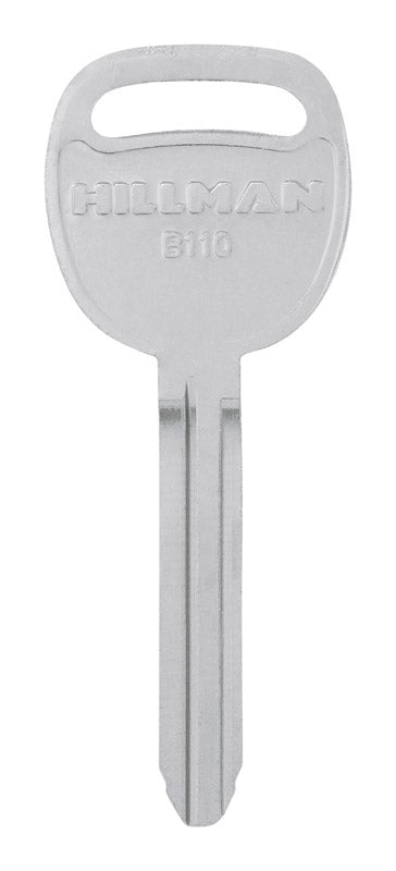 HILLMAN Traditional Key Automotive Key Blank Double For GM Black (Pack of 10)