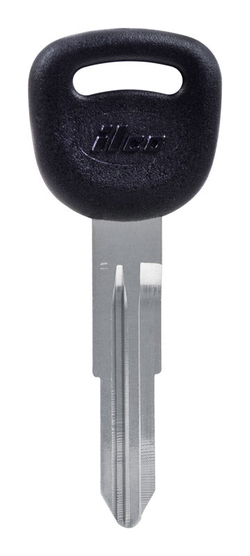 HILLMAN Traditional Key Automotive Key Blank Double For Kia Black/Silver (Pack of 5)
