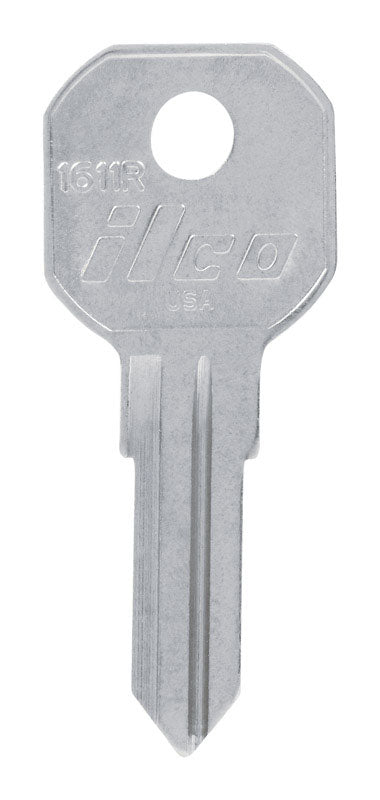 HILLMAN Traditional Key Automotive Key Blank Double Silver (Pack of 10)