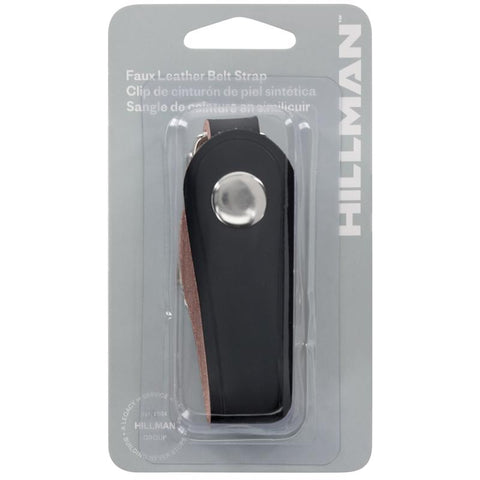 HILLMAN Leather Brown/Silver Belt Hooks/Pocket Chains Belt Hook Keychain