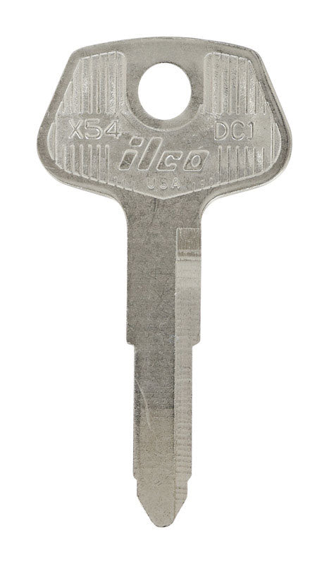 HILLMAN Traditional Key Automotive Key Blank Double For Chrysler Silver (Pack of 10)