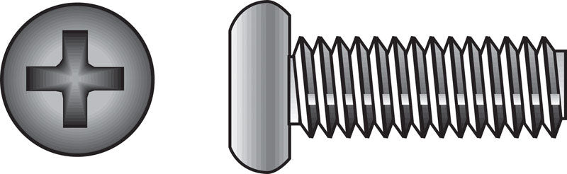 HILLMAN No. 10-32 Ga. X 1-1/4 in. L Phillips Flat Head Stainless Steel Machine Screws 1 pk
